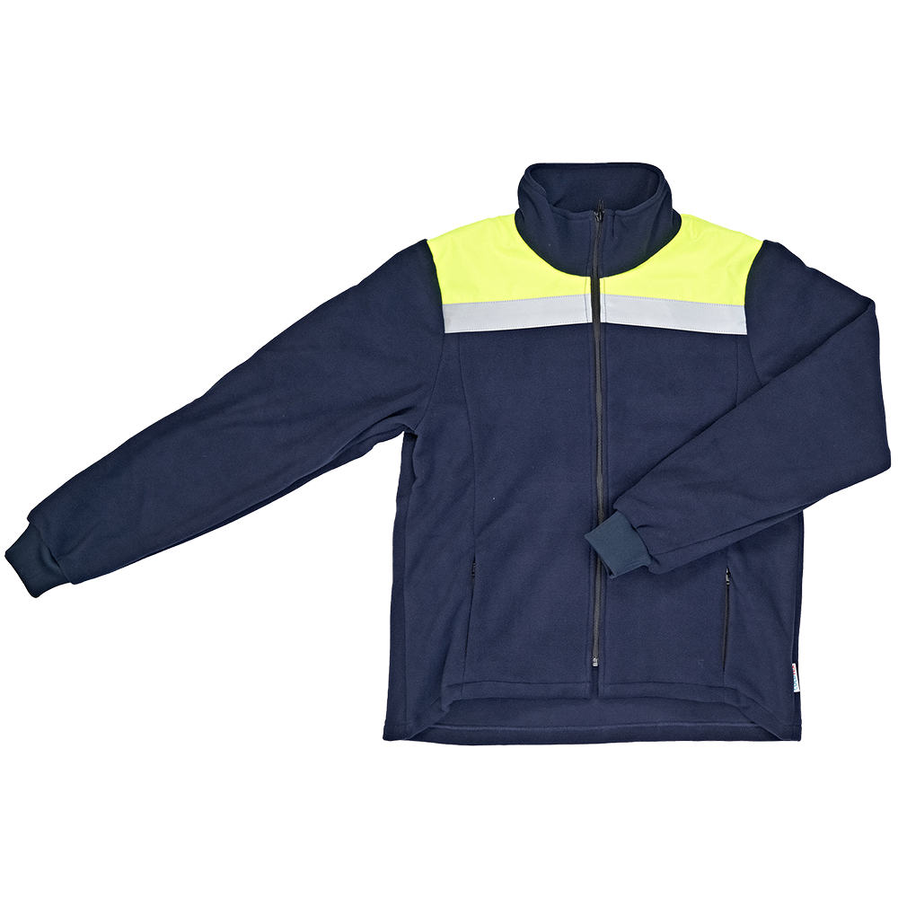 Damen-Fleecejacke (mit Reflexstreifen)