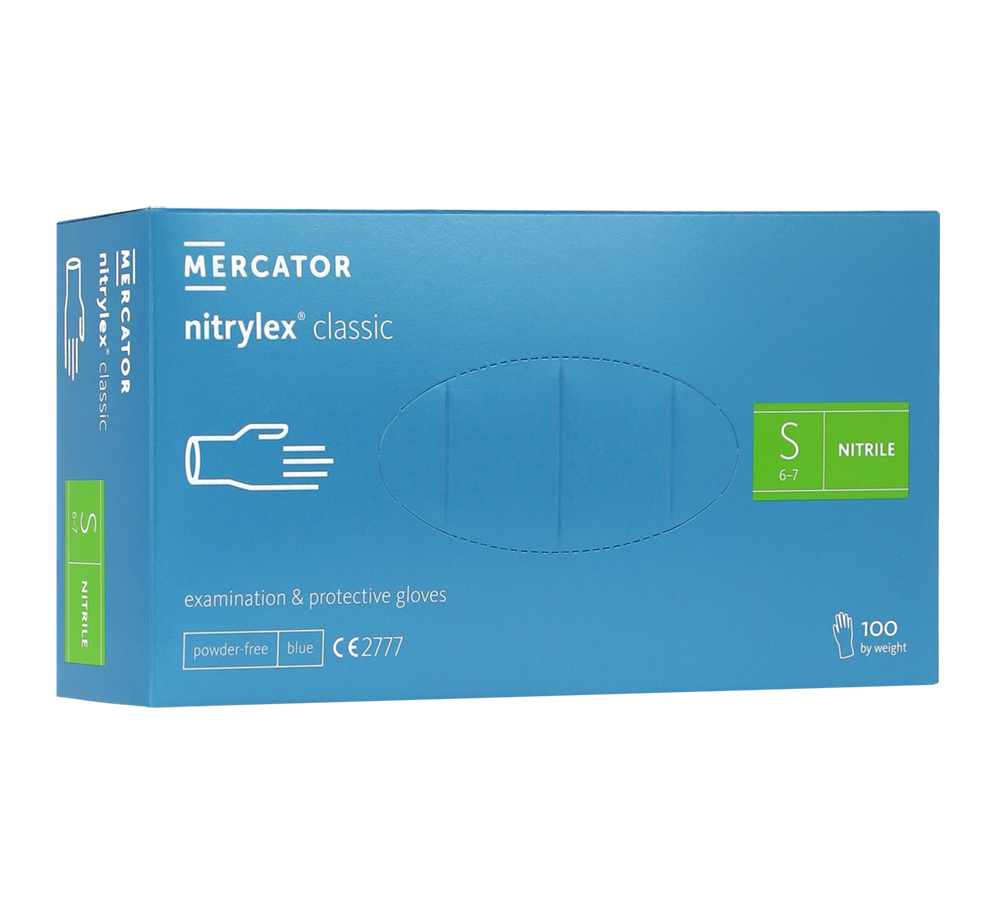 Nitrilhandschuh MERCATOR nitrylex® classic (puderfrei)