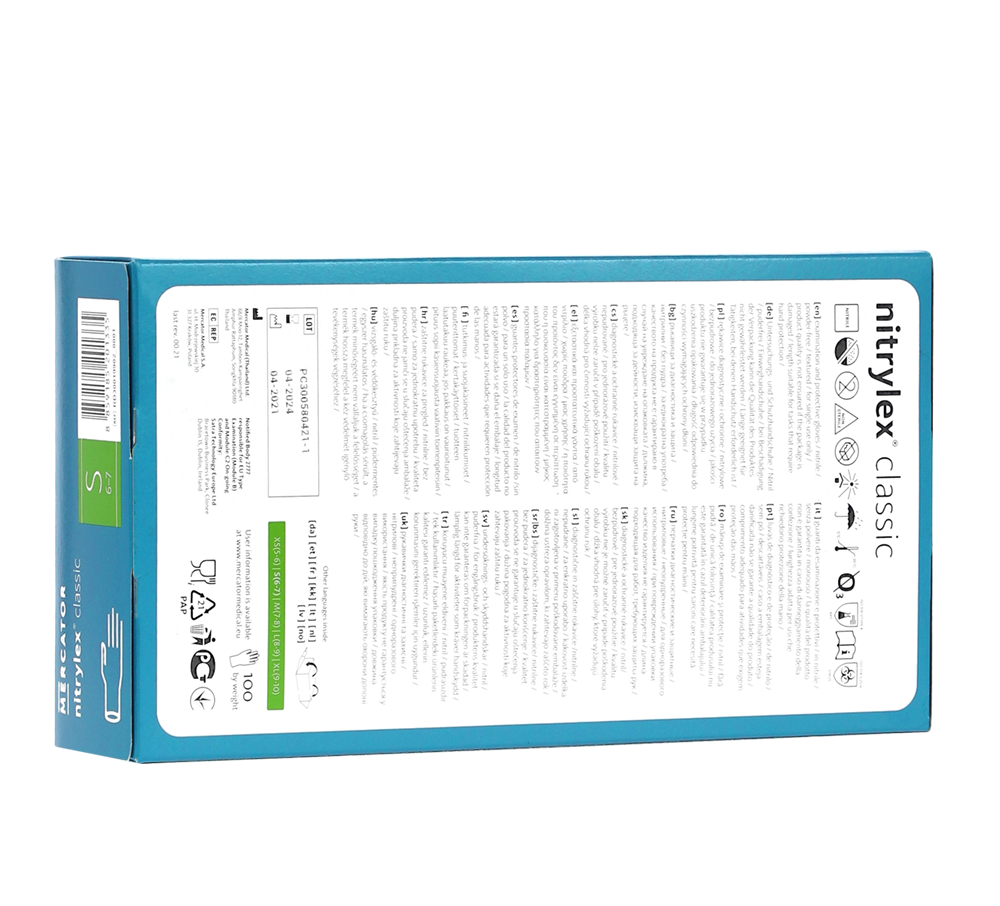 Nitrilhandschuh MERCATOR nitrylex® classic (puderfrei)