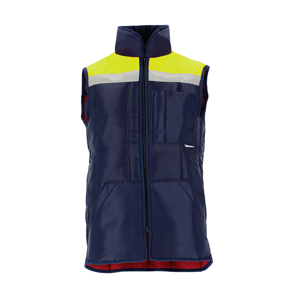 Tiefkühl-Weste CLASSIC (mit Reflexstreifen)